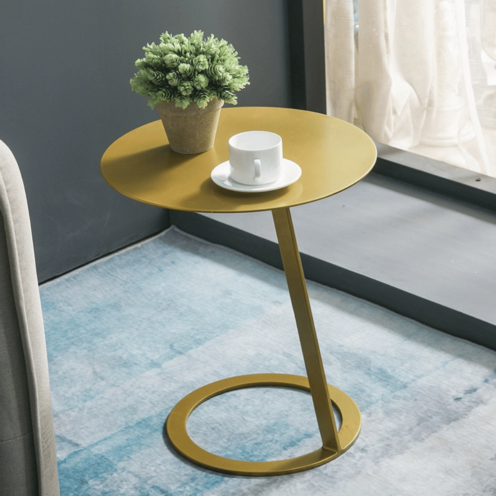 HT75 Modern Metal Sofa Coffee Side Table