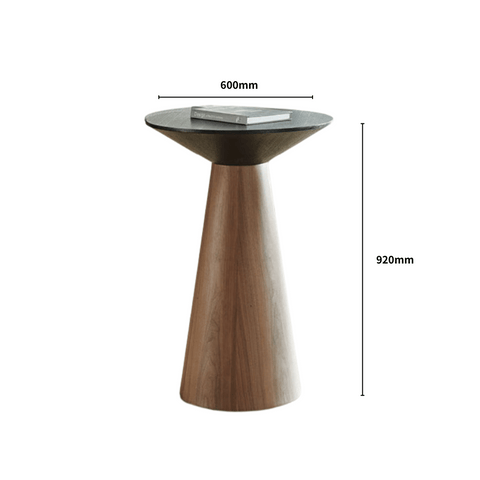 HT78 Modern Wooden Bar Height Coffee Side Table