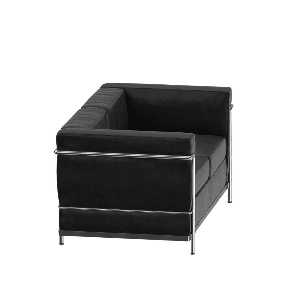 LC2 Two Seater Classic Office Leather Lounge Sofa - Gavisco Office Furniture