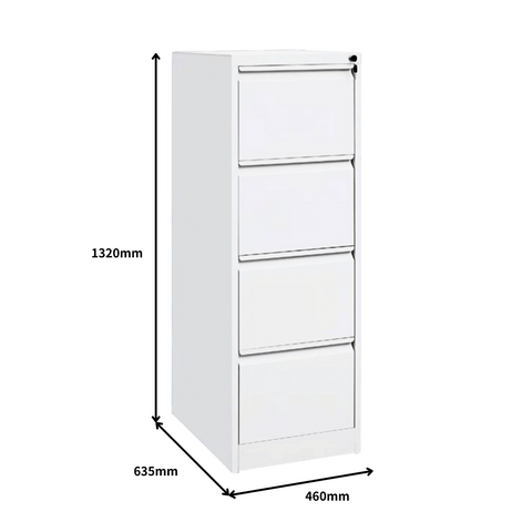 MFC Office Vertical Steel Drawer File Cabinet - Gavisco Office Furniture