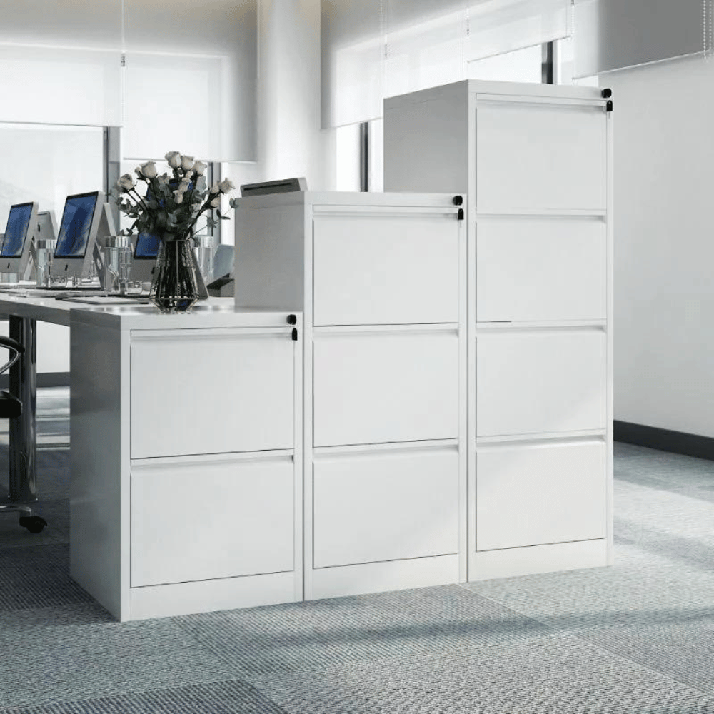 MFC Office Vertical Steel Drawer File Cabinet - Gavisco Office Furniture