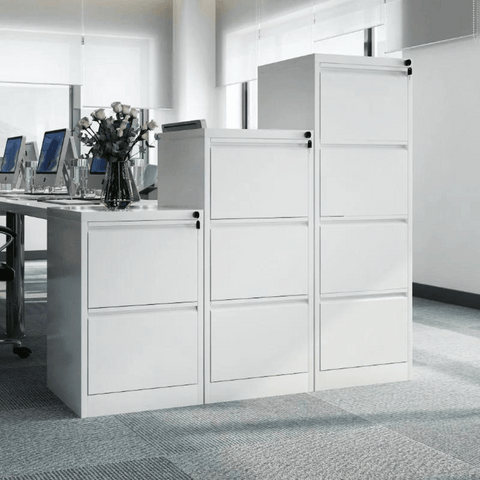 MFC Office Vertical Steel Drawer File Cabinet - Gavisco Office Furniture