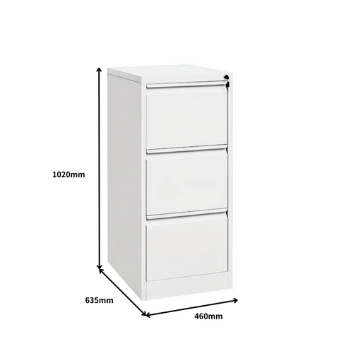 MFC Office Vertical Steel Drawer File Cabinet - Gavisco Office Furniture