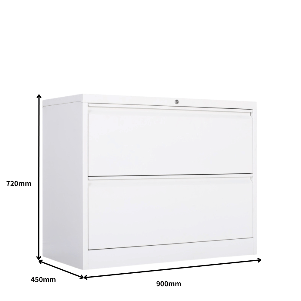 MLC Office Wide Lateral Steel Drawer File Cabinet - Gavisco Office Furniture