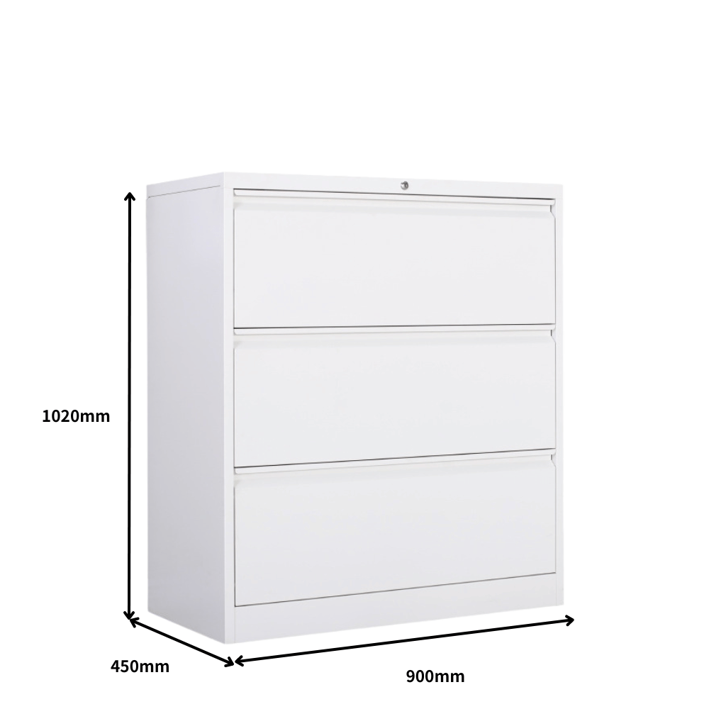 MLC Office Wide Lateral Steel Drawer File Cabinet - Gavisco Office Furniture