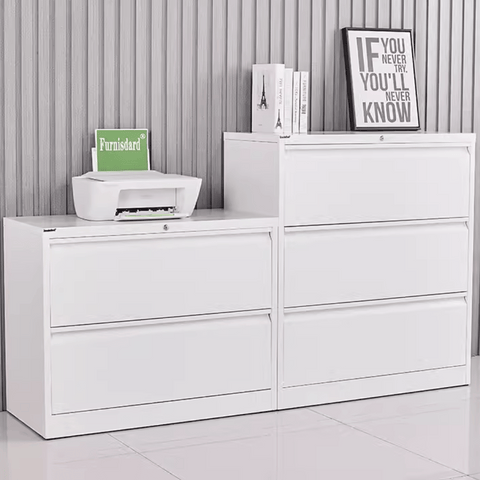 MLC Office Wide Lateral Steel Drawer File Cabinet - Gavisco Office Furniture