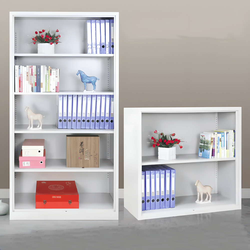 MOC Office Steel Open Shelf Cabinet Bookcase - Gavisco Office Furniture