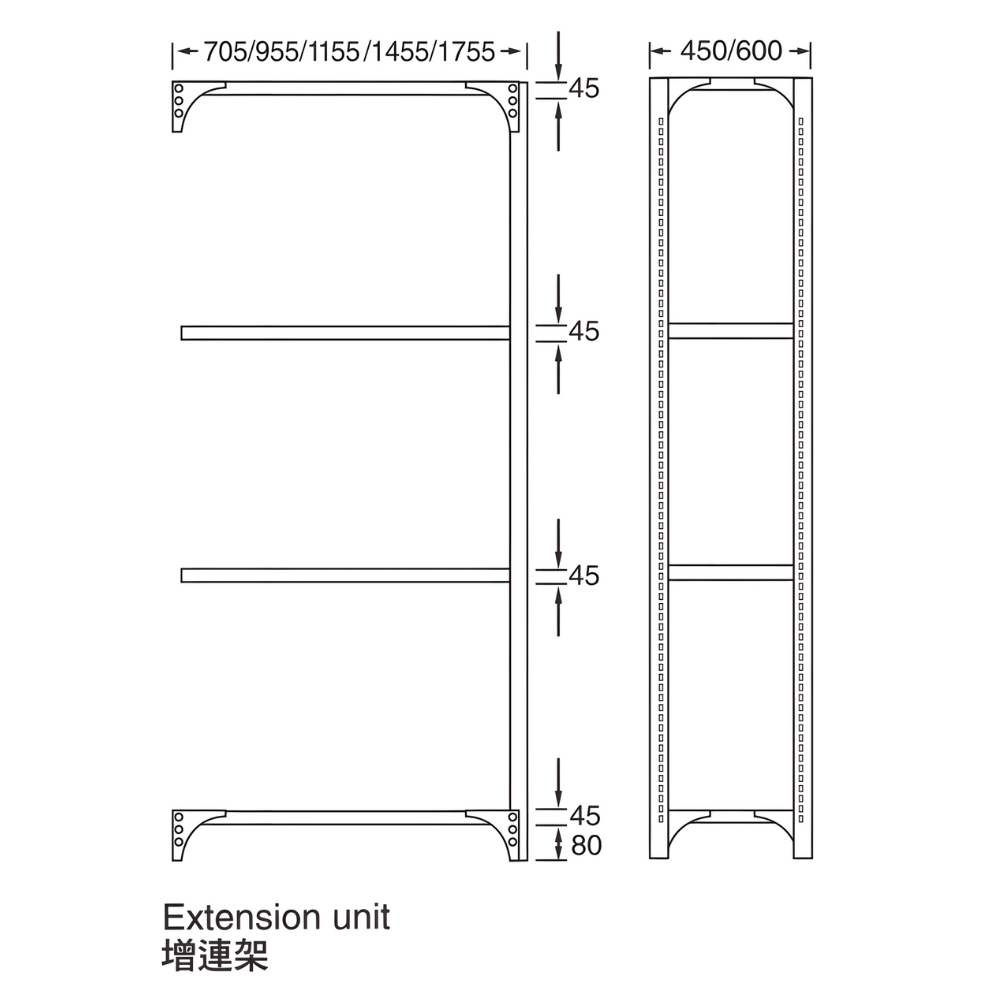 MSR Industrial Steel Modular Storage Rack Shelving Unit - Gavisco Office Furniture