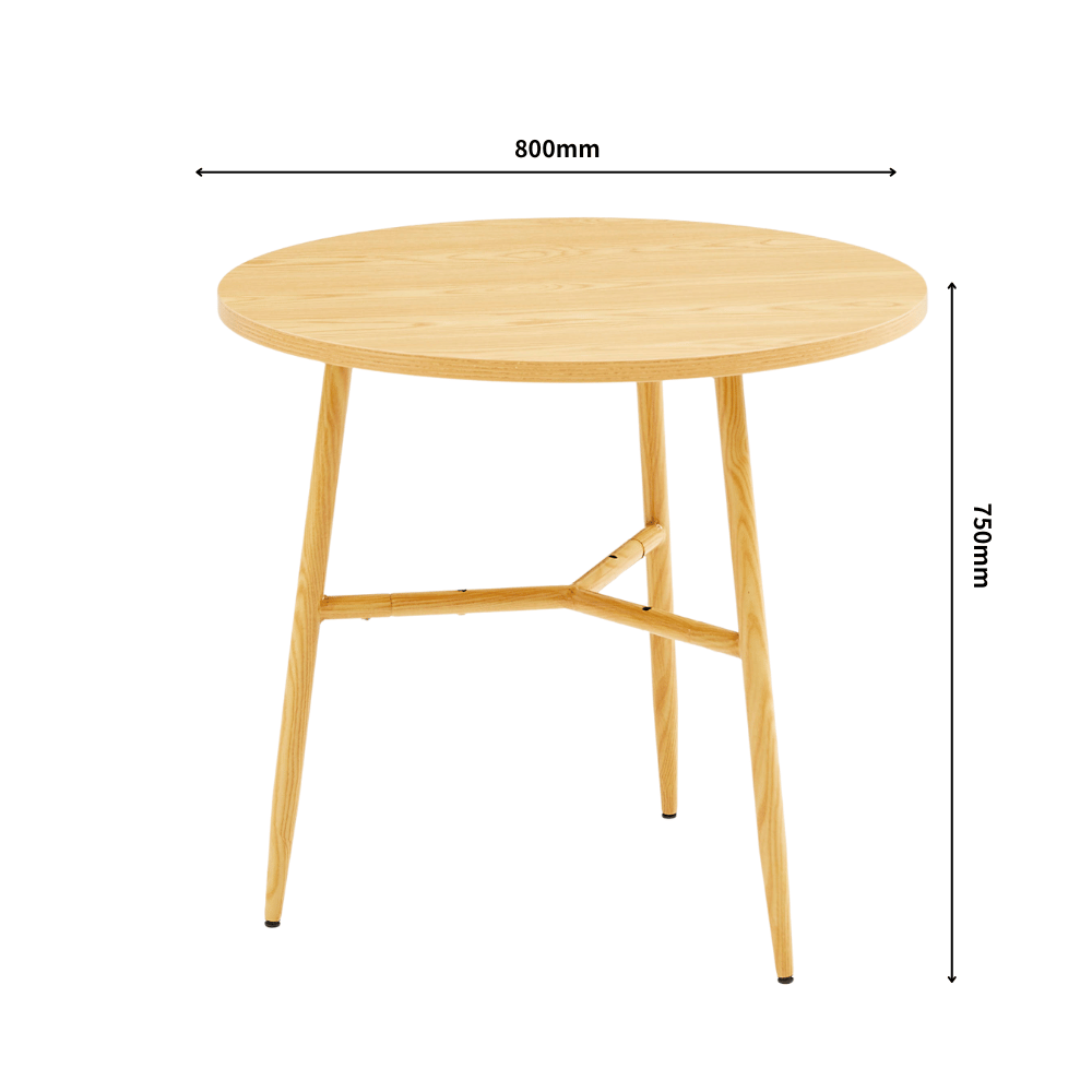 OT10 Classic Wooden Office Round Coffee Side Table