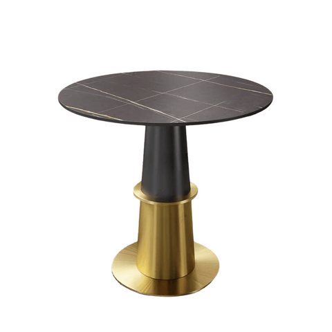 OT06 Luxury Office Sintered Stone Round Coffee Side Table