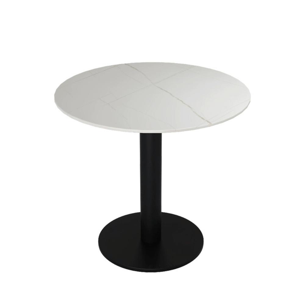 OT09 Disc Base Office Sintered Stone Round Coffee Side Table