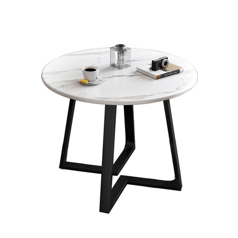 OT11 Modern Office Sintered Stone Round Coffee Side Table