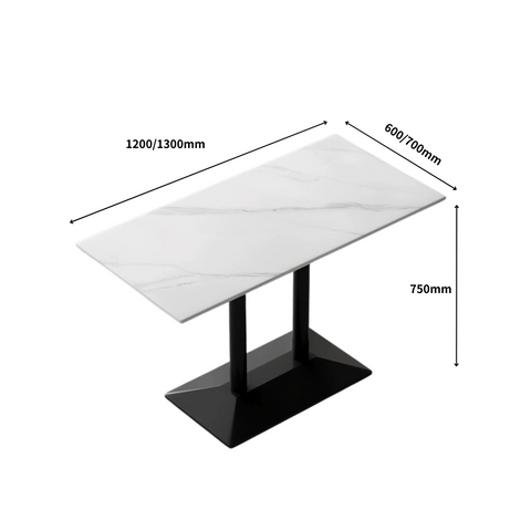 OT12 Modern Office Sintered Stone Rectangle Coffee Side Table