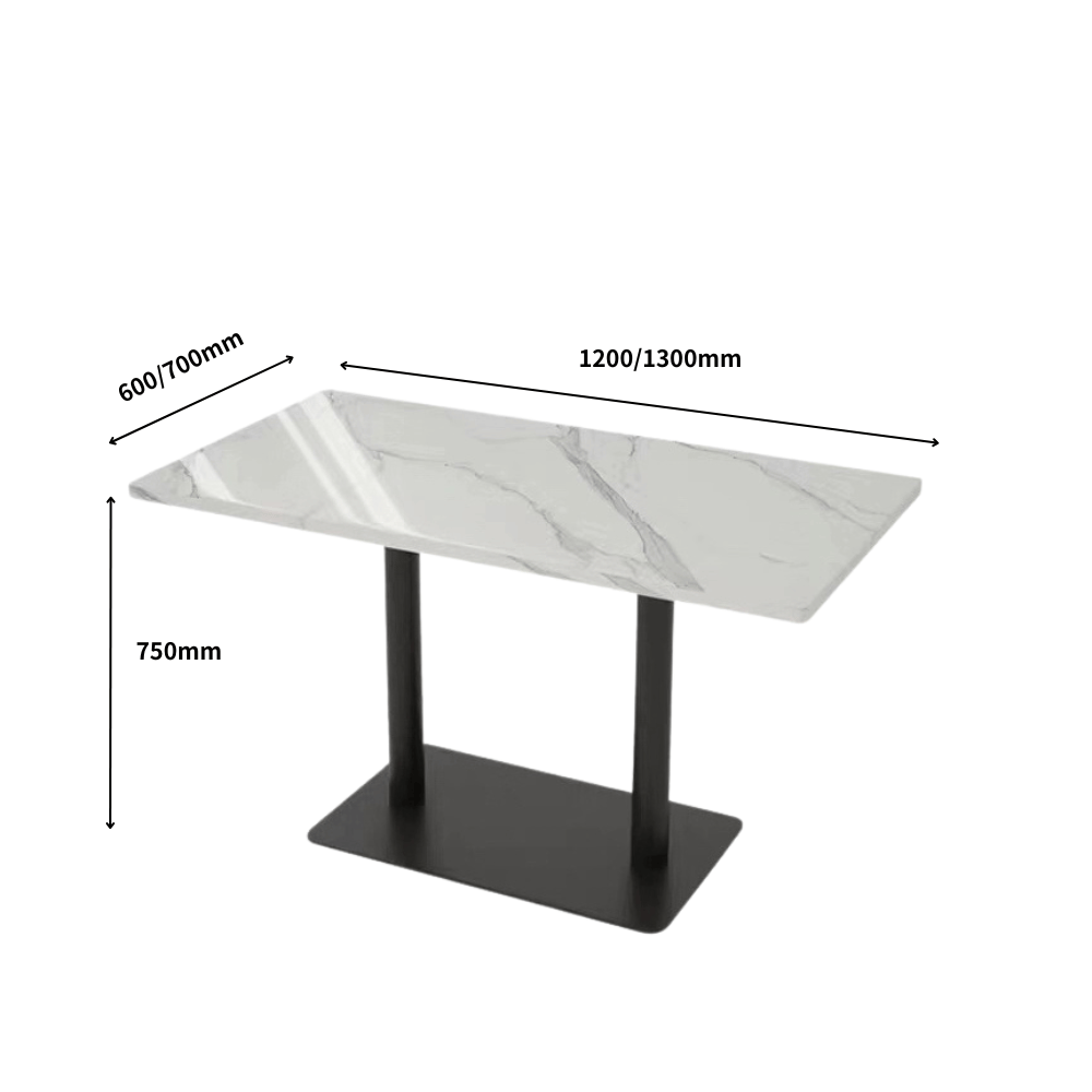 OT13 Modern Office Sintered Stone Rectangle Coffee Side Table