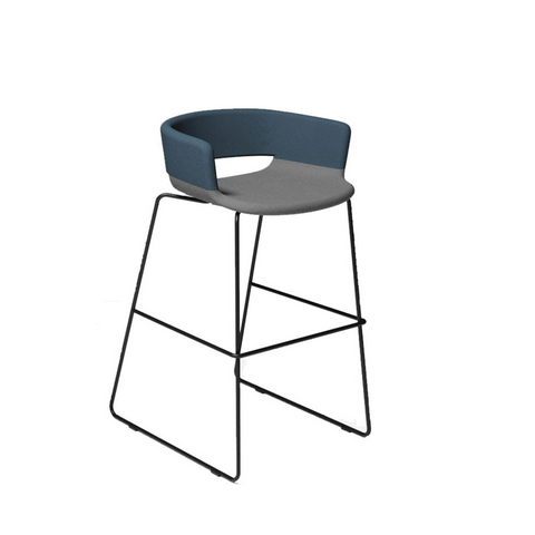 Pok Modern Office Fabric High Bar Stool Chair - Gavisco Office Furniture