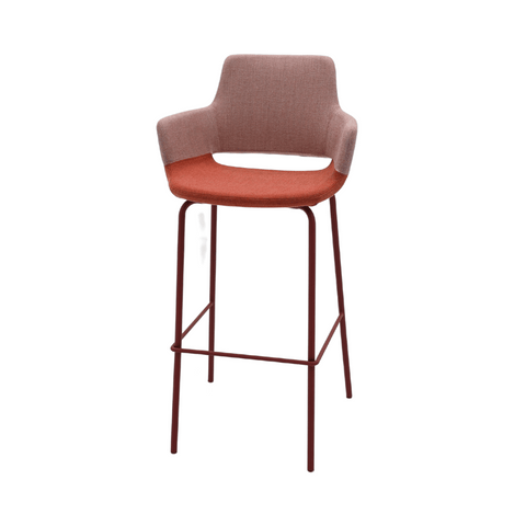 Pok Modern Office Fabric High Bar Stool Chair - Gavisco Office Furniture