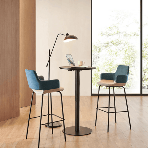 Pok Modern Office Fabric High Bar Stool Chair - Gavisco Office Furniture