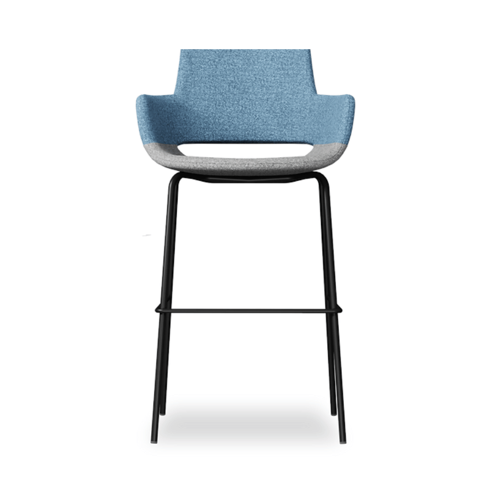 Pok Modern Office Fabric High Bar Stool Chair - Gavisco Office Furniture