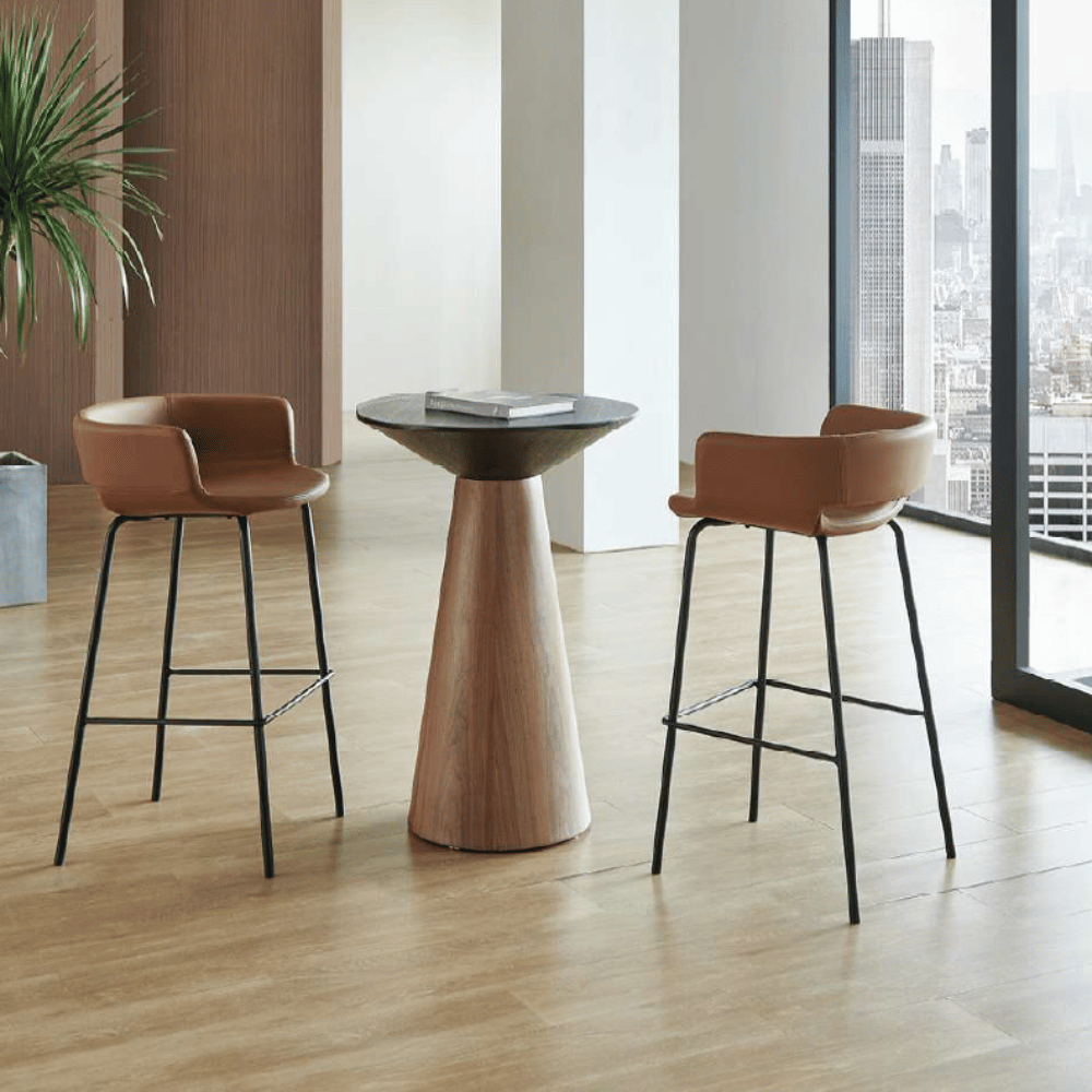 Pok Modern Office Fabric High Bar Stool Chair - Gavisco Office Furniture