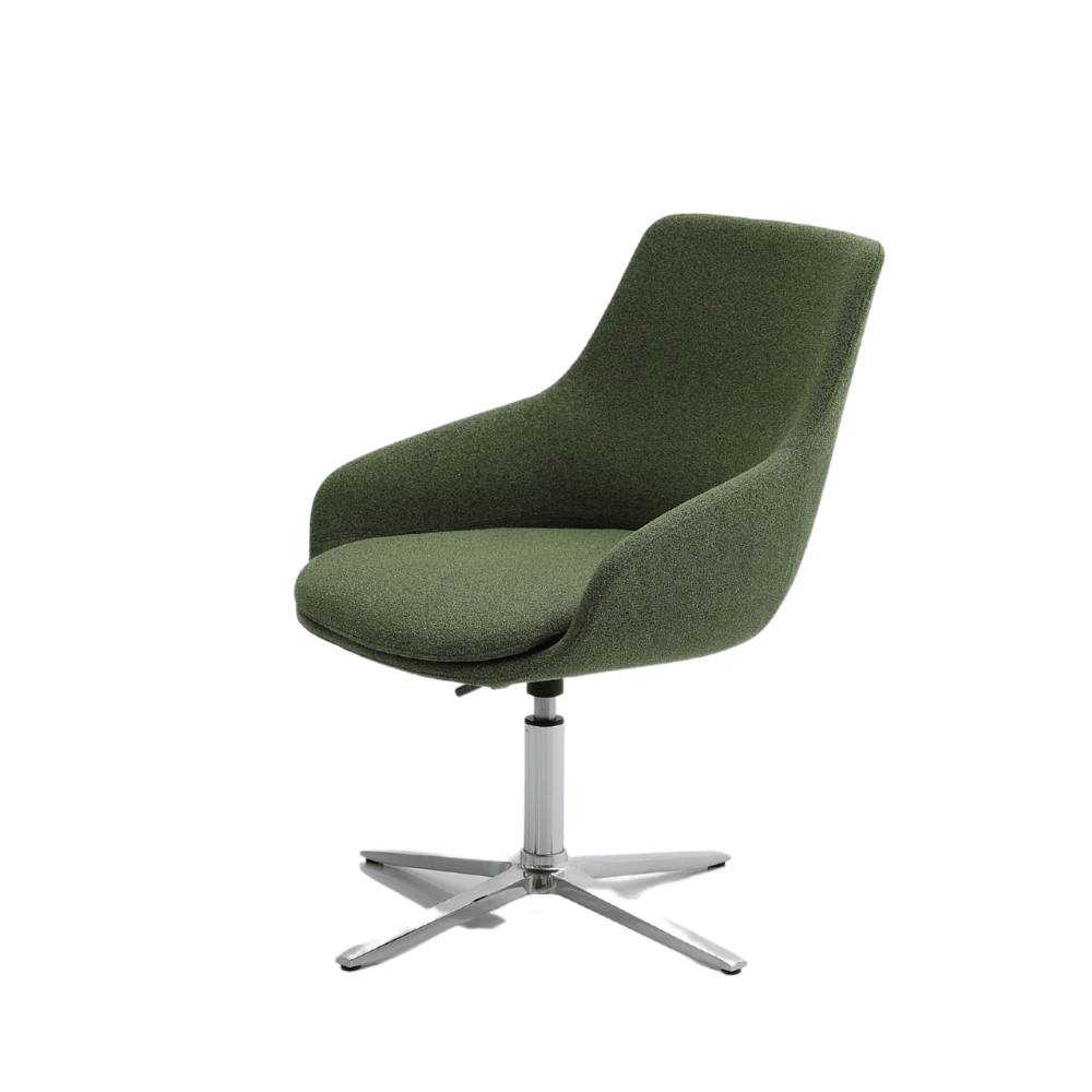 Pok Modern Office Fabric Leisure Lounge Armchair - Gavisco Office Furniture