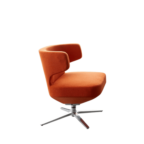 Petit Modern Fabric Office Low Lounge Chair