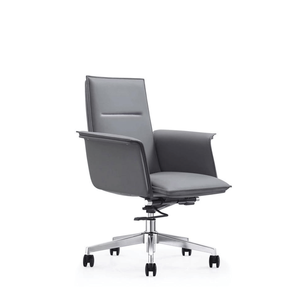 Taurus-M Mid Back Office Leather Executive Chair - Gavisco Office Furniture