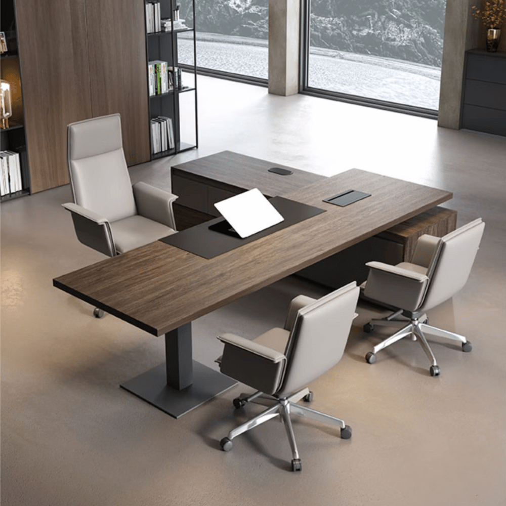 Taurus-V Mid Back Office Leather Visitor Meeting Cantilever Chair - Gavisco Office Furniture