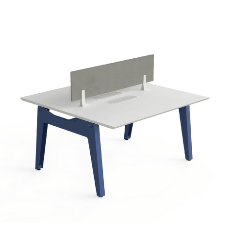 U Metal Frame Modular Office Workstation Desk