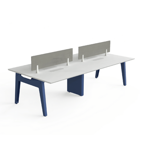 U Metal Frame Modular Office Workstation Desk