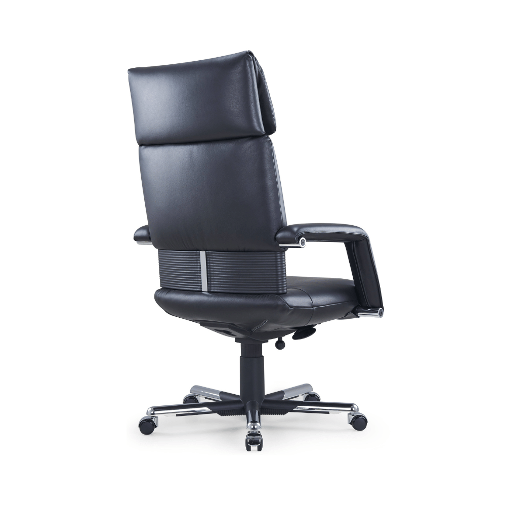 Vintage Classic High Back Genuine Leather Boss Executive Chair