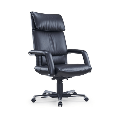 Vintage Classic High Back Genuine Leather Boss Executive Chair