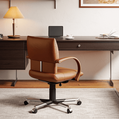 Vintage Classic High Back Genuine Leather Boss Executive Chair