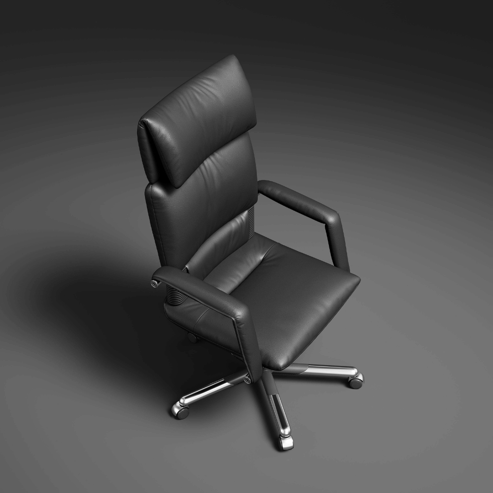 Vintage Classic High Back Genuine Leather Boss Executive Chair