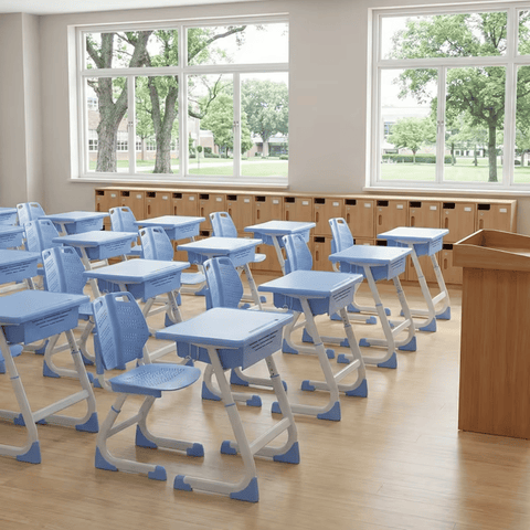 Acorn Modern Adjustable Student Desk and Chair Set