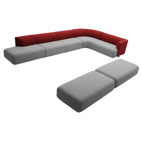 Afina Modern Office Modular Lounge Sectional Sofa