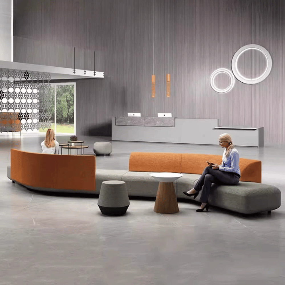 Afina Modern Office Modular Lounge Sectional Sofa