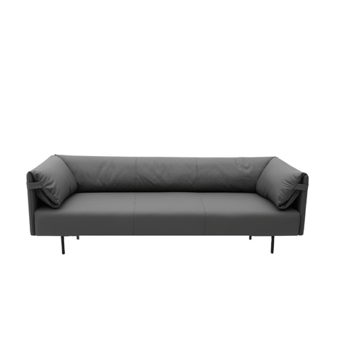 Alma Three Seater Luxury Leather Lounge Sofa