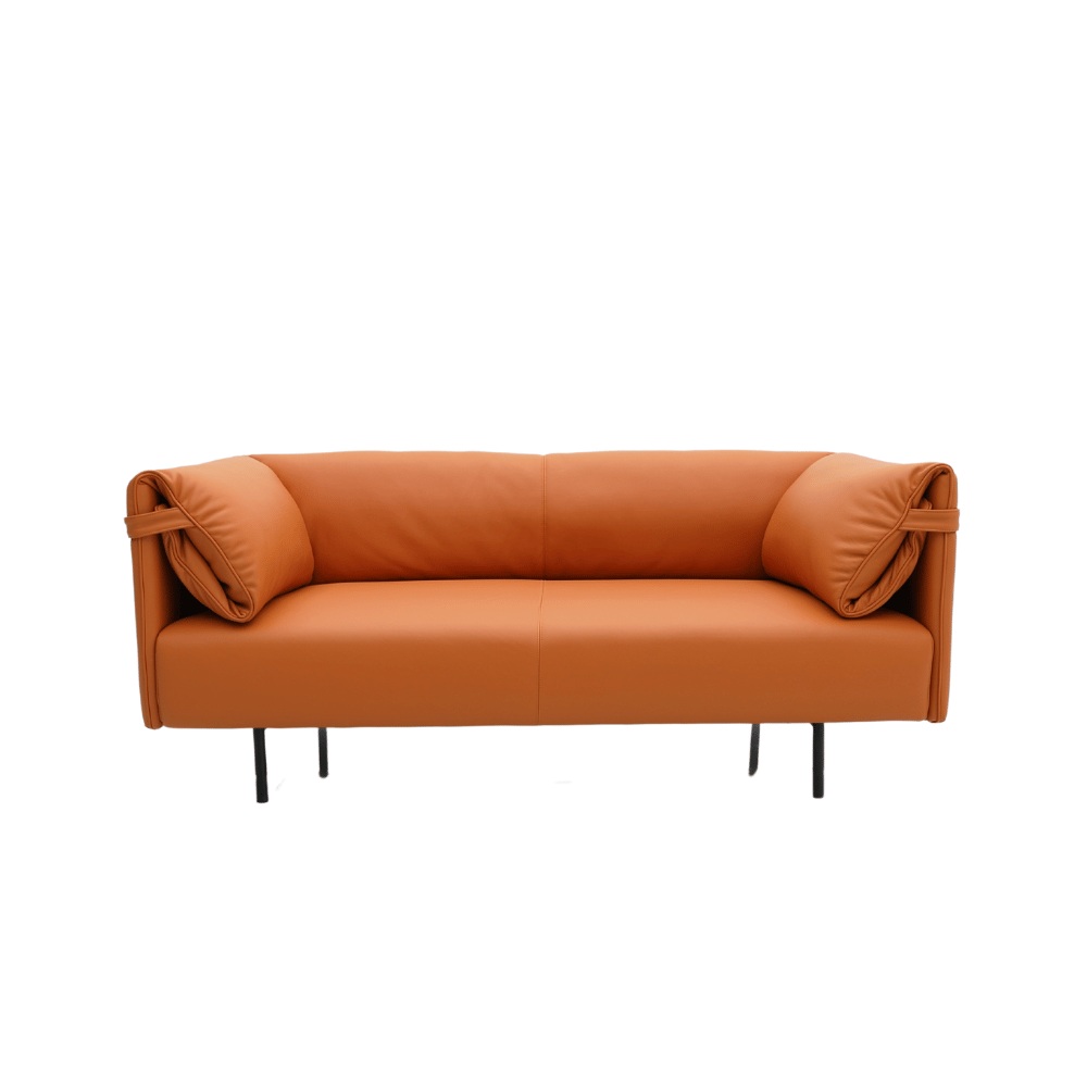 Alma Two Seater Luxury Leather Lounge Sofa