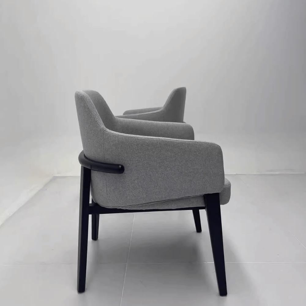 Alva Modern Fabric Upholstered Dining Room Armchair