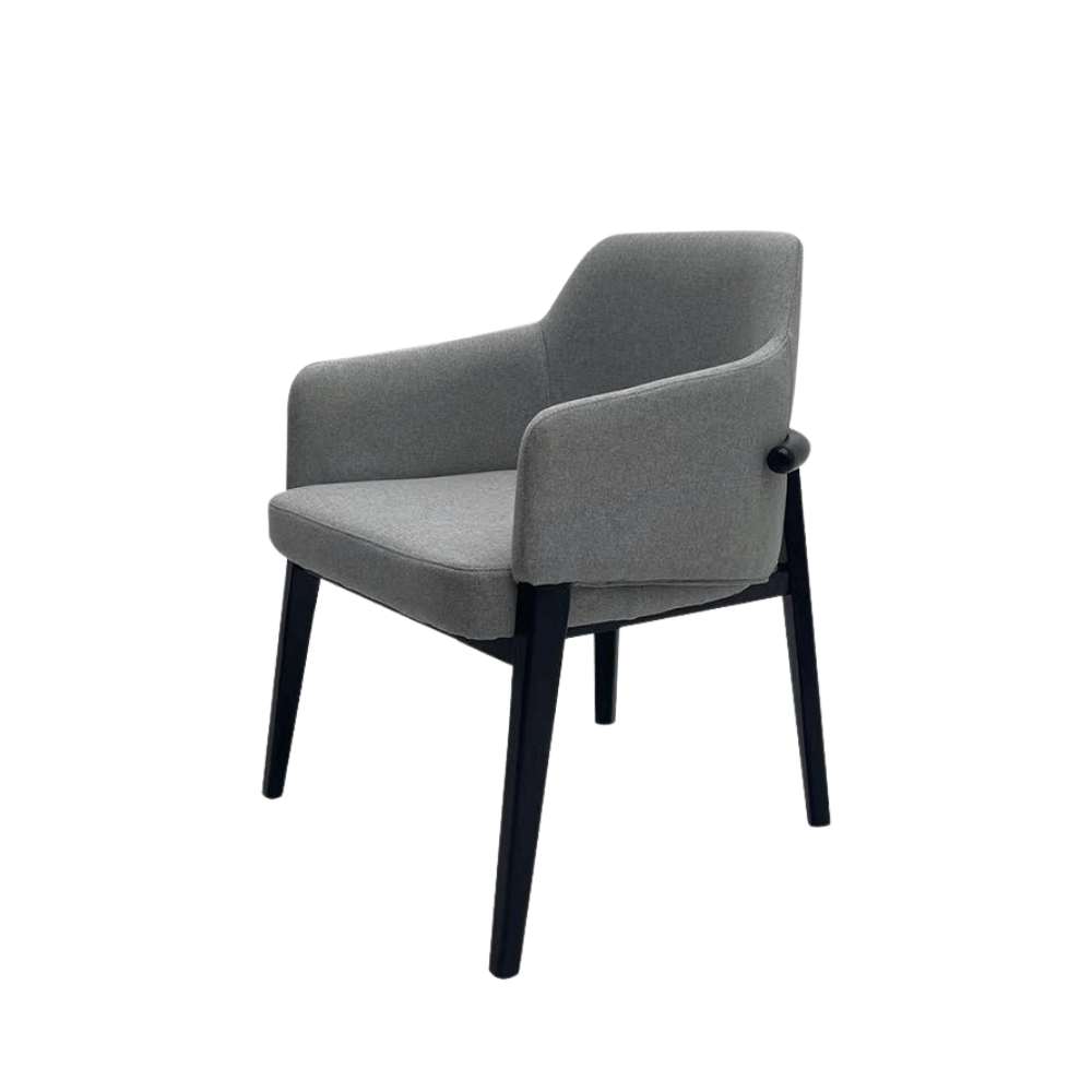 Alva Modern Fabric Upholstered Dining Room Armchair