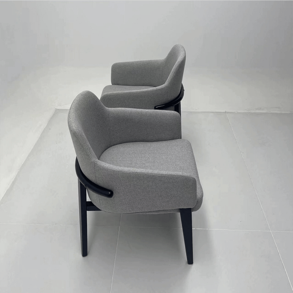 Alva Modern Fabric Upholstered Dining Room Armchair