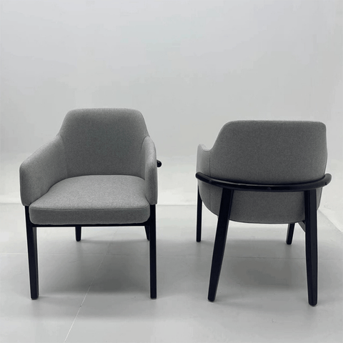 Alva Modern Fabric Upholstered Dining Room Armchair
