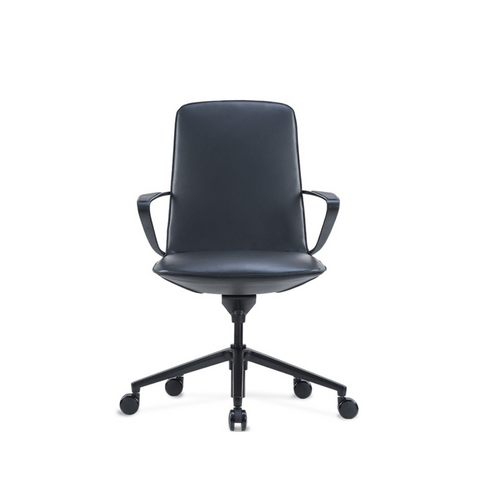 Amola-M Mid Back Genuine Leather Executive Chair - Gavisco Office Furniture