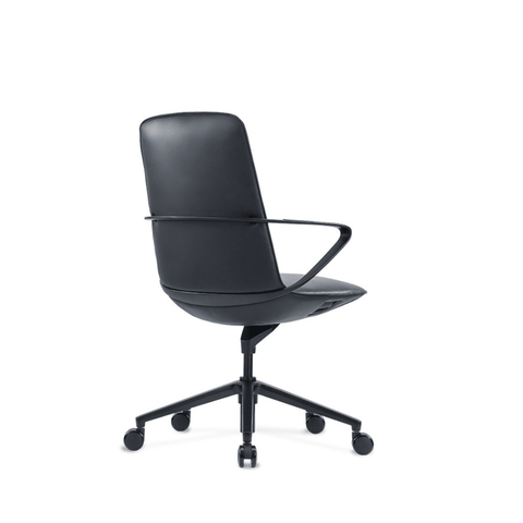 Amola-M Mid Back Genuine Leather Executive Chair - Gavisco Office Furniture