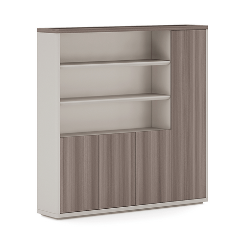 Anders-B Executive Office Wooden Open Display Shelf Cabinet