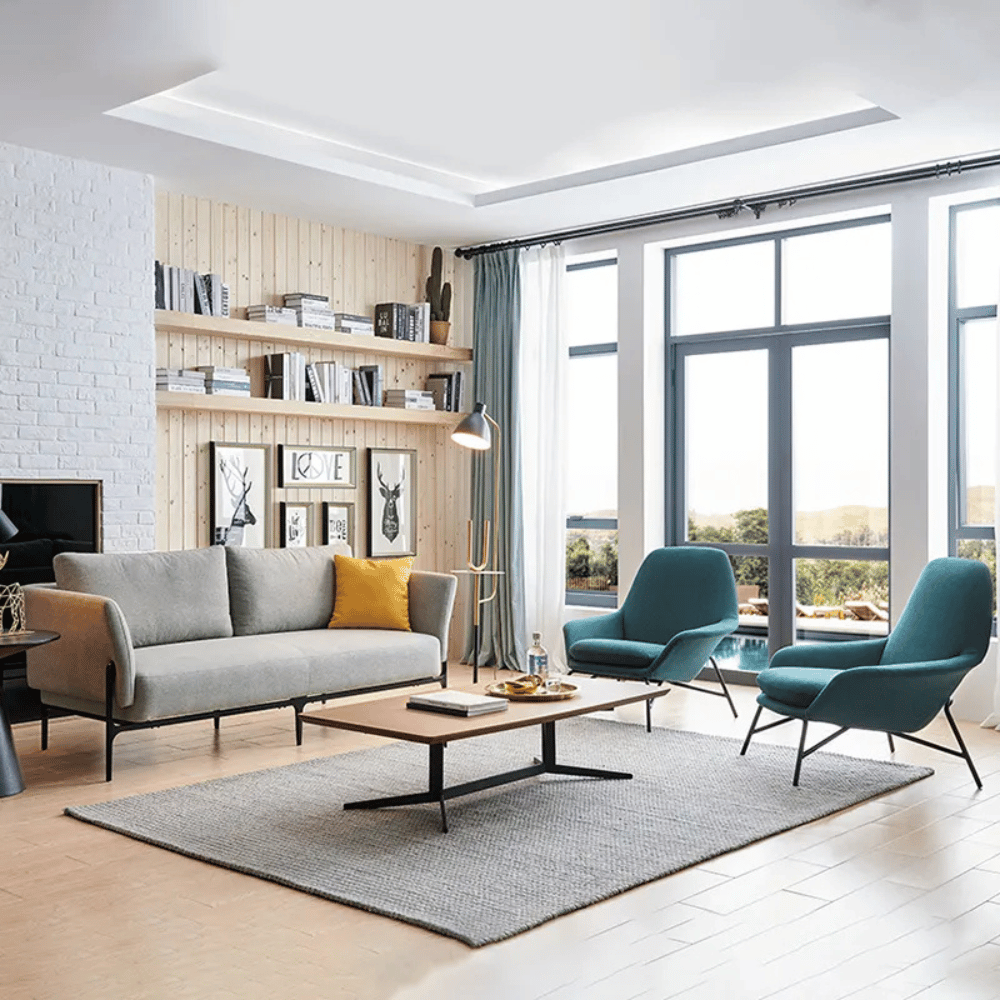 Anna Single Seater Luxury Leather Office Lounge Sofa – Gavisco