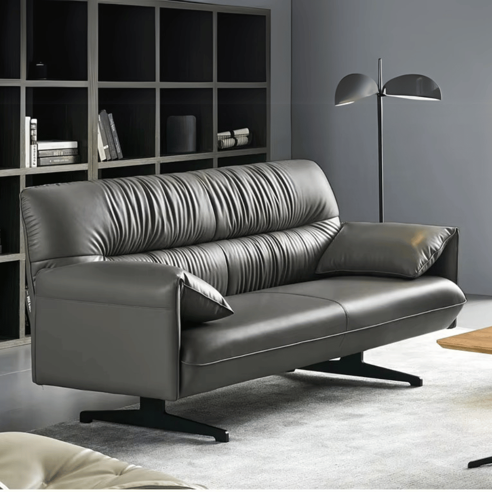 Antohn Three Seater Luxury Leather Lounge Sofa