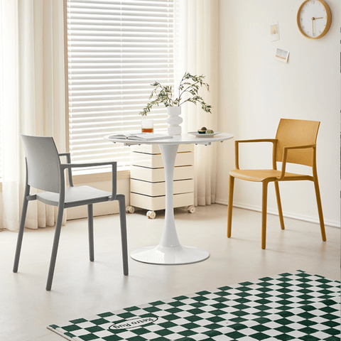 Ara-B Stackable Plastic Chair with Armrest