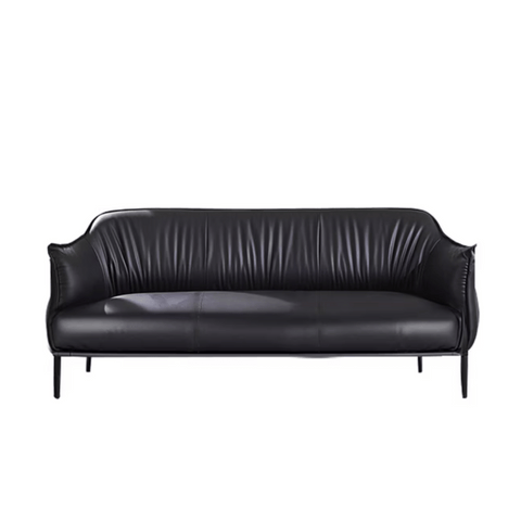 Archibald Three Seater Modern Italian Leather Lounge Sofa