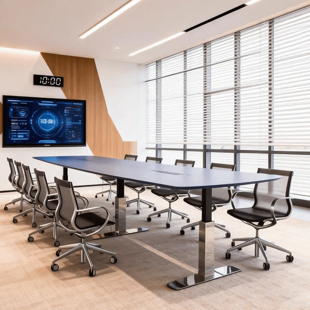 Arise Premium Electric Standing Conference Table